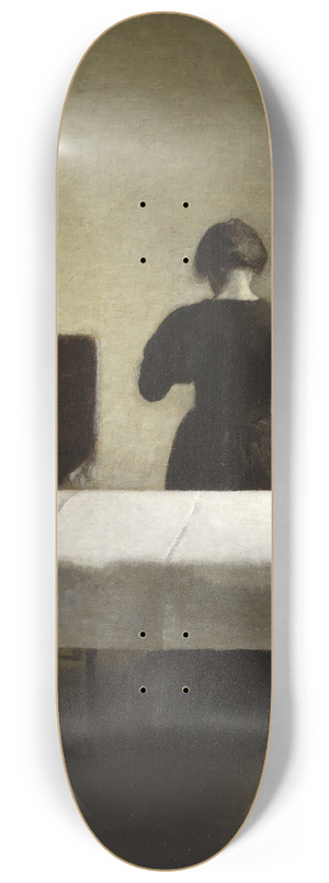 Vilhelm Hammershi - Interior 8.25 inch art skate deck