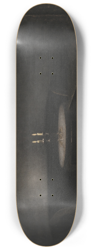 Vilhelm Hammershi - Interior. Artificial Light 8.25 inch art skate deck