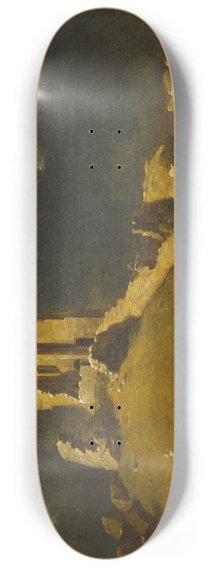 John Inigo Richards - Corfe Castle, Dorset 8.25 inch art skate deck