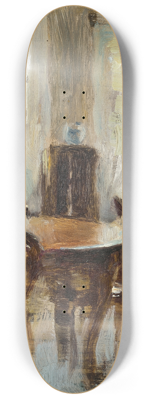 Vilhelm Hammershi - Spisestue 8.25 inch art skate deck