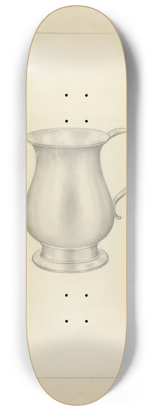 Vincent Carano - Silver Mug 8.25 inch art skate deck