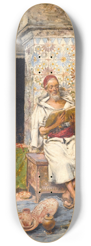 Vincente March - A Good Read 8.25 inch art skate deck