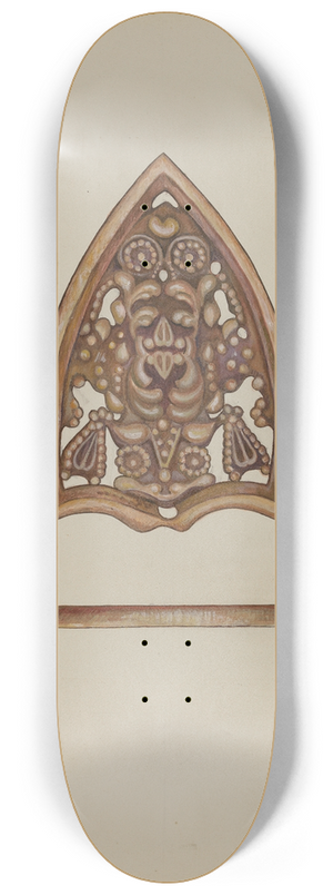Vincent McPharlin - Flat Iron Holder 8.25 inch art skate deck