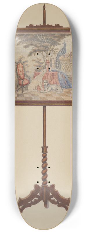 Vincent P. Rosel - Fire Screen 8.25 inch art skate deck