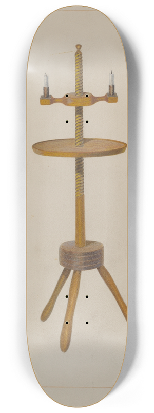 Vincent P. Rosel - Maple Candlestand 8.25 inch art skate deck