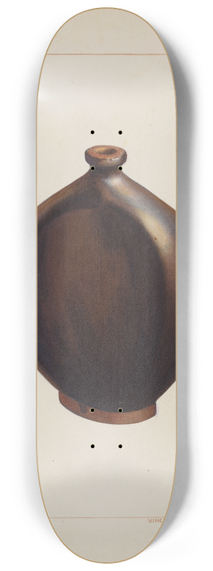 Vincent P. Rosel - Stone Flask 8.25 inch art skate deck