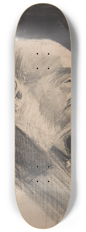 Vincent van Gogh - Bald-Headed Orphan Man 8.25 inch art skate deck