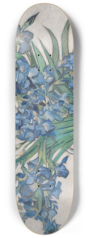 Vincent van Gogh - Irises 8.25 inch art skate deck