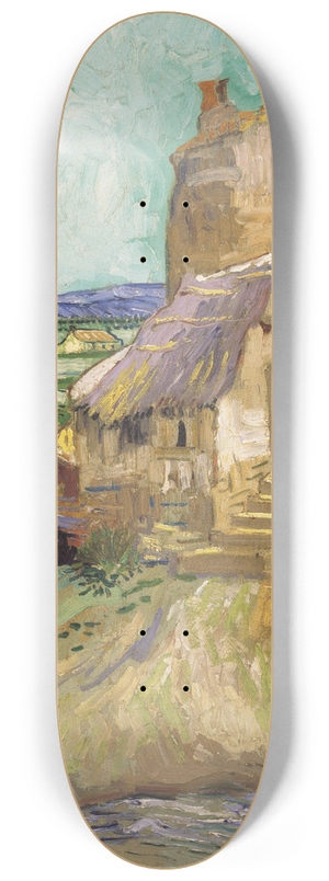 Vincent van Gogh - La maison de La Crau (The Old Mill) 8.25 inch art skate deck