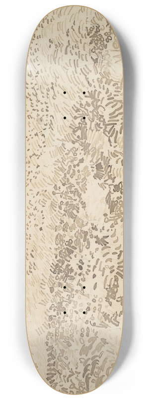 Vincent van Gogh - Wheat Field 8.25 inch art skate deck