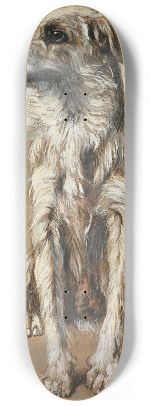 Vincenzo Gemito - Sitzender Hund 8.25 inch art skate deck