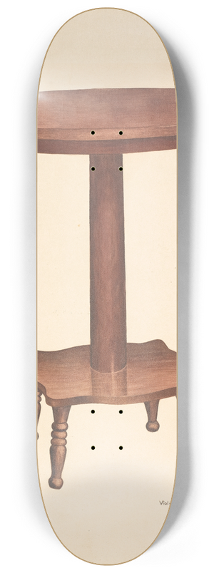 Violet Hartenstein - Round Top Table 8.25 inch art skate deck