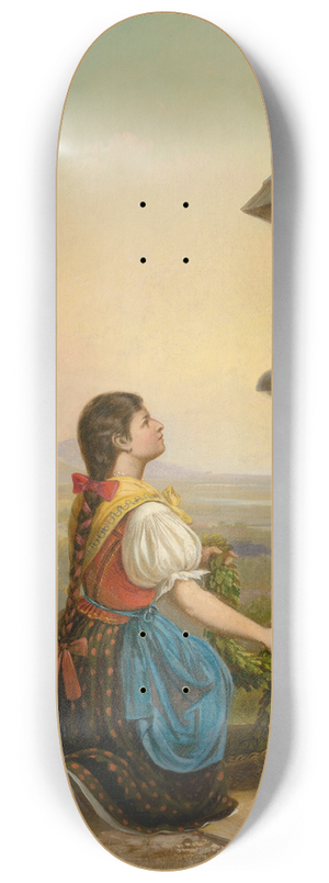 Vojtech Klimkovi - At a Wayside Shrine 8.25 inch art skate deck