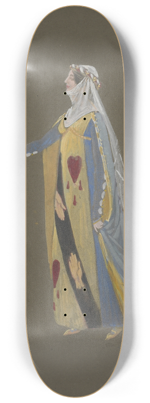 Walter Crane - Costume design 8.25 inch art skate deck