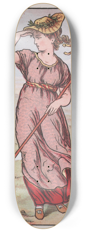 Walter Crane - Little Bo-Peep 8.25 inch art skate deck