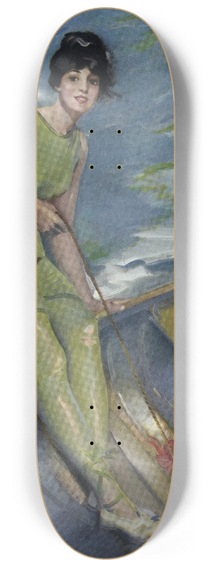 Walter Dean Goldbeck - Watchful weighting 8.25 inch art skate deck
