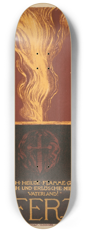 Walter Ditz - 1918 Opfertag 8.25 inch art skate deck