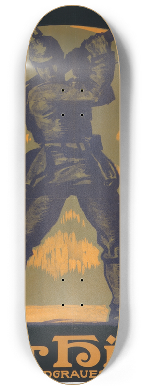 Walter Ditz - Der Hias, ein feldgraues Spiel 8.25 inch art skate deck