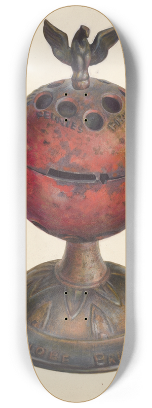 Walter Hochstrasser - Toy Bank  Globe 8.25 inch art skate deck
