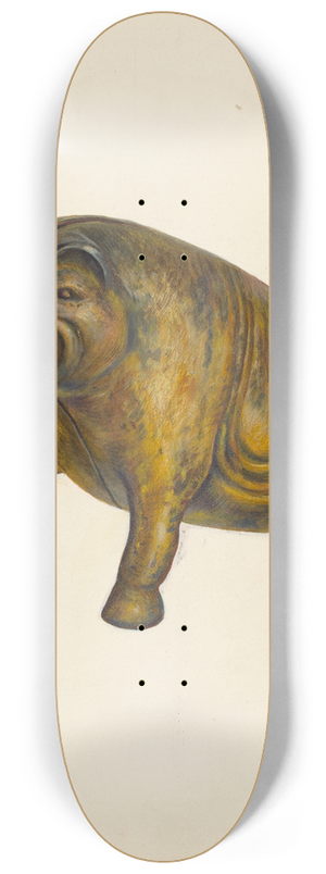 Walter Hochstrasser - Toy bank  Pig 8.25 inch art skate deck