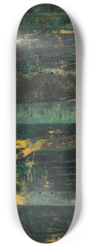 Walter Leistikow - A Forest Interior 8.25 inch art skate deck