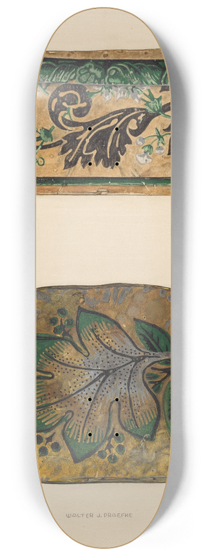 Walter Praefke - Hat Box 8.25 inch art skate deck