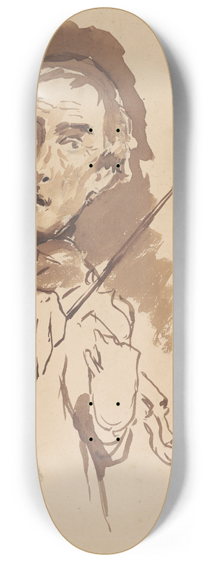 Walter Shirlaw - Study for Toning the Bell 8.25 inch art skate deck