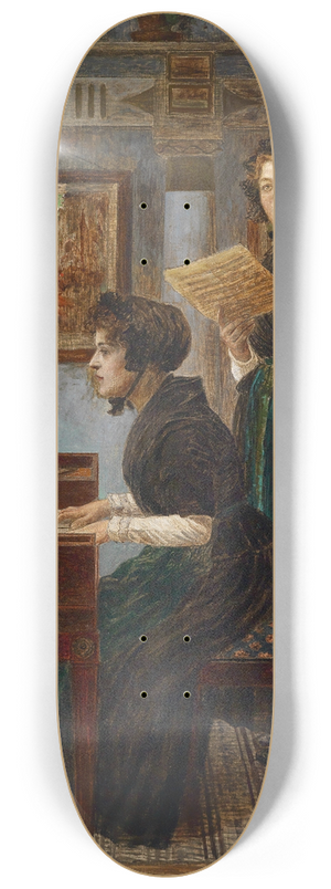 Walther Firle - Die Gesangsstunde 8.25 inch art skate deck