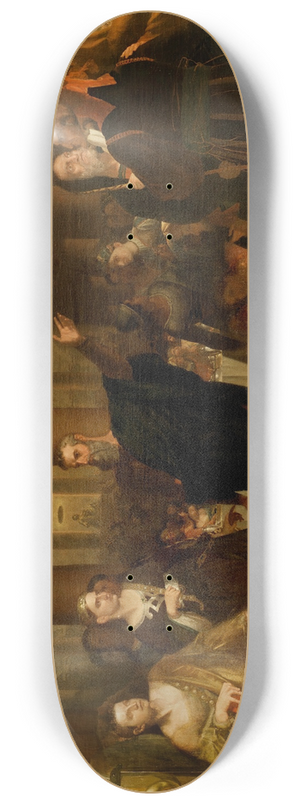 Washington Allston - Belshazzars Feast 8.25 inch art skate deck