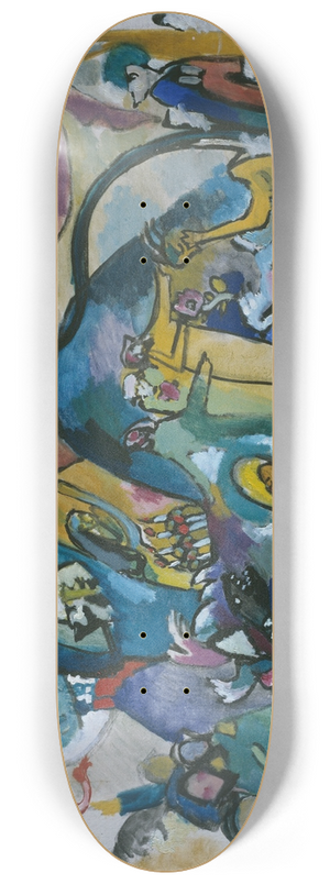 Wassily Kandinsky - All Saints Day II 8.25 inch art skate deck