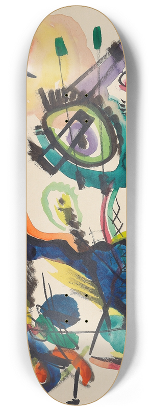 Wassily Kandinsky - Draft for Composition VII I 8.25 inch art skate deck