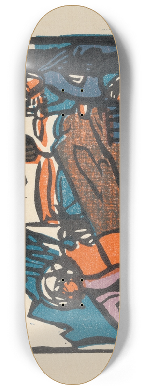 Wassily Kandinsky - Klnge Pl.13 8.25 inch art skate deck