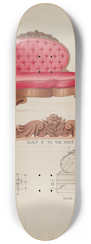 Wellington Blewett - Sofa 8.25 inch art skate deck