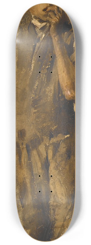 Wilhelm Busch - Boy Biting his Nails 8.25 inch art skate deck