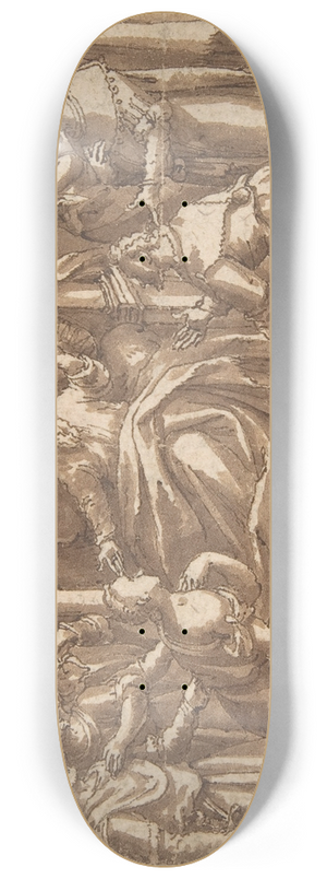Adam van Noort - Jacob Blessing his Sons 8.25 inch art skate deck