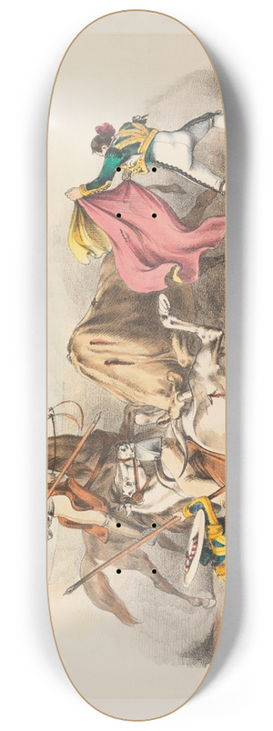 Wilhelm Gail - Erinnerungen an Spanien 8.25 inch art skate deck