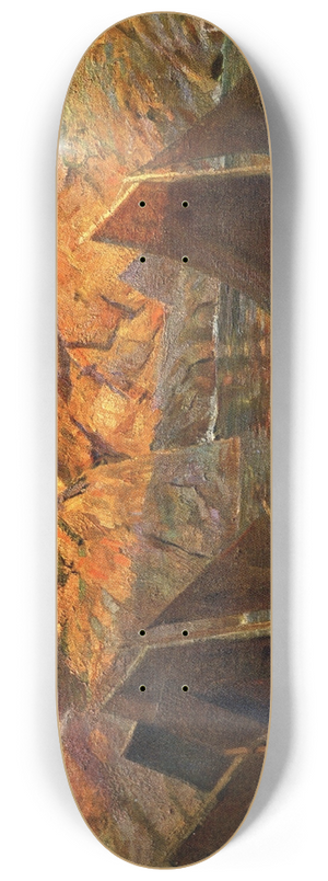 Wilhelm Ludwig Lehmann - Abendsonne (Bretagne) 8.25 inch art skate deck