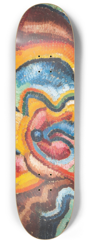 Wilhelm Morgner - Astrale Composition XVI 8.25 inch art skate deck