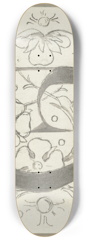 Wilhelm Steinhausen - Initial G 8.25 inch art skate deck