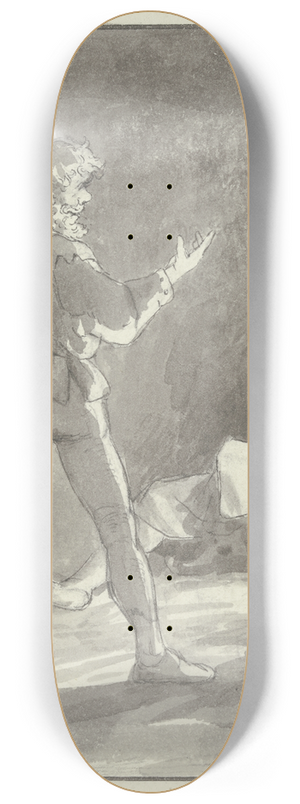 Wilhelm Steinhausen - Prison once more for Diether 8.25 inch art skate deck