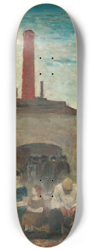 Wilhelm Thny - Arbeiterkammer 8.25 inch art skate deck