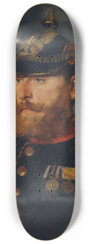 Wilhelm Trbner - Landwehroffizier 8.25 inch art skate deck