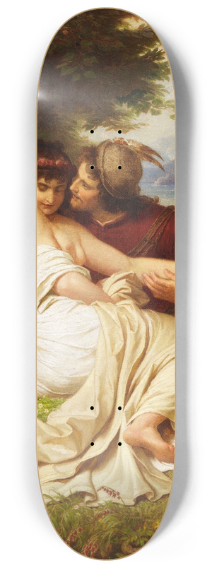 Wilhelm von Kaulbach - Unter den Linden 8.25 inch art skate deck