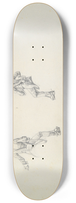 Wilhelm von Kobell - Study of an AustrianHussar 8.25 inch art skate deck