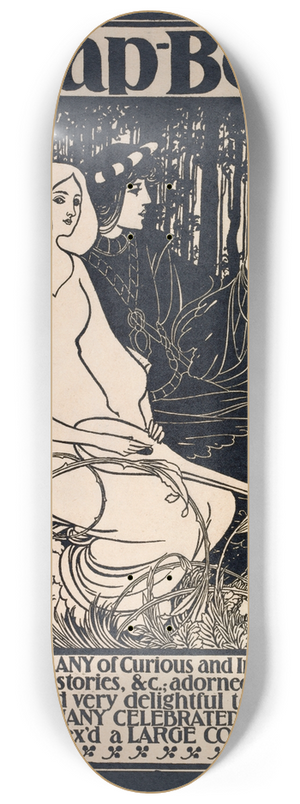 Will Bradley - The chap-book. 8.25 inch art skate deck