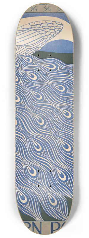 Will Bradley - The modern poster 8.25 inch art skate deck