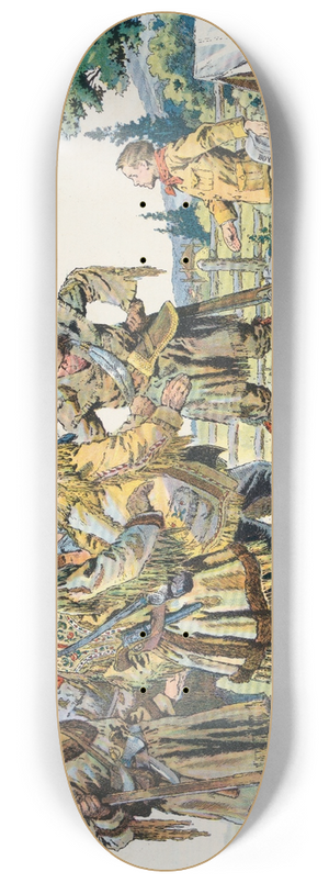 Will Crawford - A new scout on the old trail 8.25 inch art skate deck