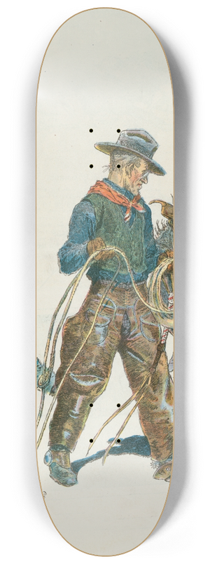 Will Crawford - On the political ranch 8.25 inch art skate deck