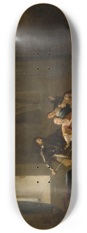 Willem de Poorter - Odysseus And Circe 8.25 inch art skate deck