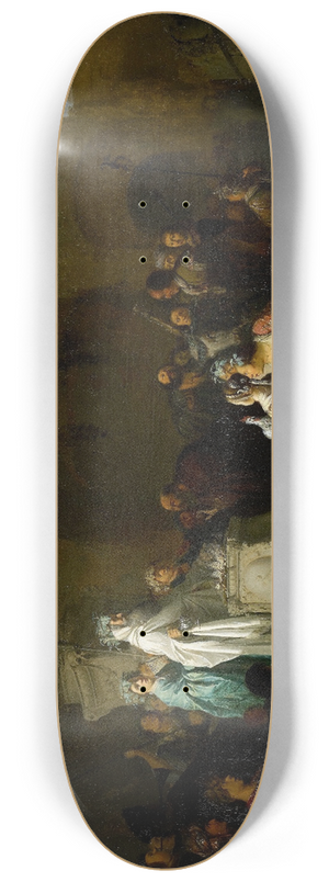Willem de Poorter - St. Paul and St. Barnabas at Lystra 8.25 inch art skate deck